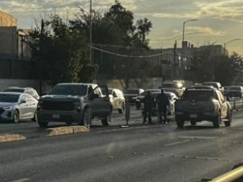 Caos vial en Cantera por choque