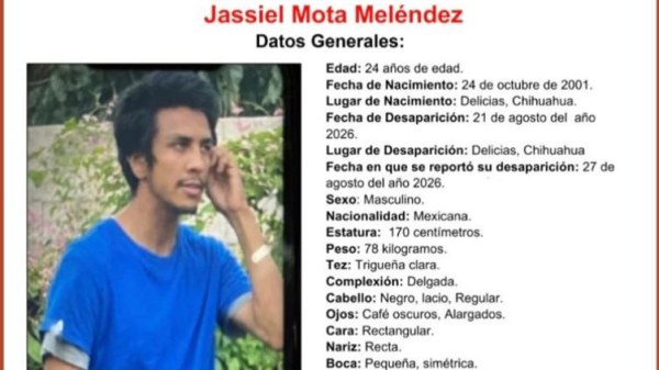 Desaparece en Delicias