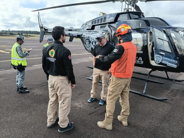 Trasladan en helicóptero a adulta mayor