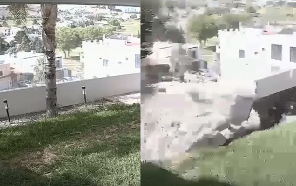 Se desplomó casa en el San Francisco