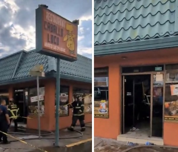 Incendio consume cocina de restaurante en el centro