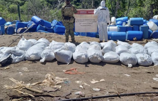 DEA destaca histórica incautación de metanfetamina 