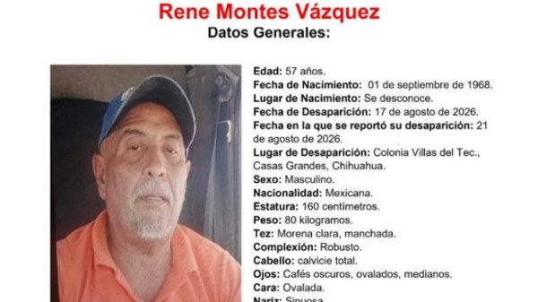 Desapareció en NCG