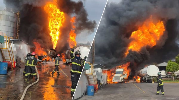 Fuego en Tlalnepantla: 4 heridos graves