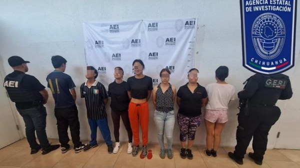 Detienen a siete durante cateo