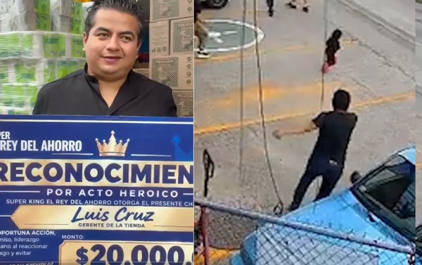Le dan $20 mil pesos por salvar a niña de tragedia