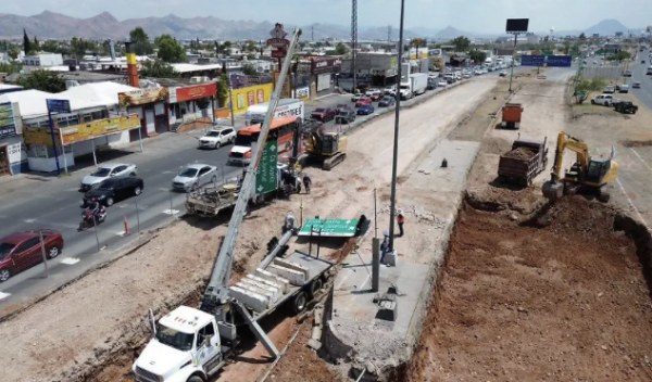 Exhortan a usar rutas alternas por obras en Tecnológico y Los Arcos 