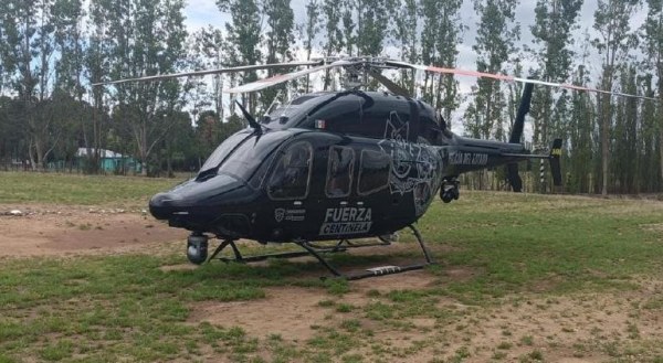 Balean helicóptero de SSPE en Ojinaga