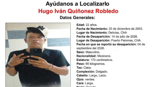 Desaparece en Puerto Palomas