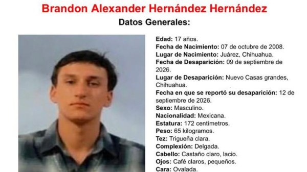 Desaparece menor en NCG