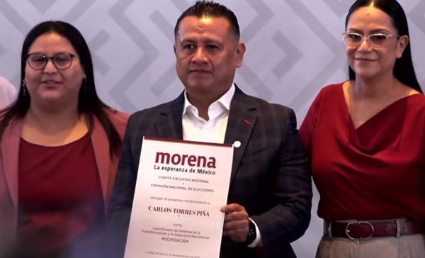 Eligen a Carlos Torres Piña como coordinador de Morena en Michoacán