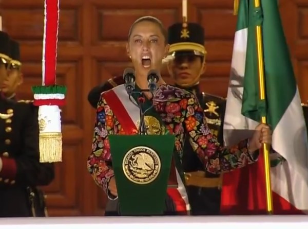 “¡Viva México, libre, independiente y soberano!”: Sheinbaum