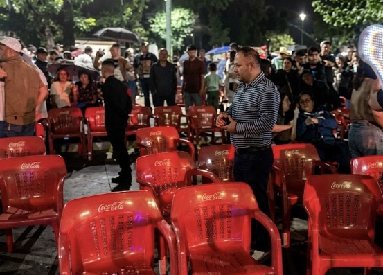 Lluvia interrumpió festejos del Grito en Aldama