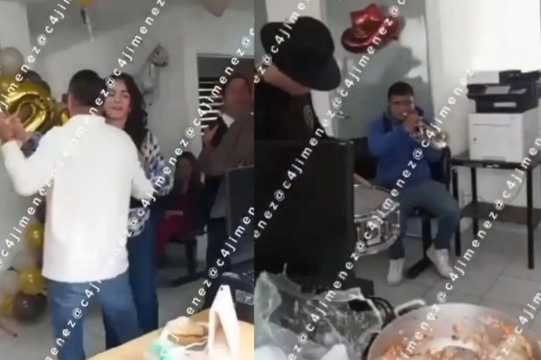 Exhiben en redes festejo con música en oficinas de alcaldía