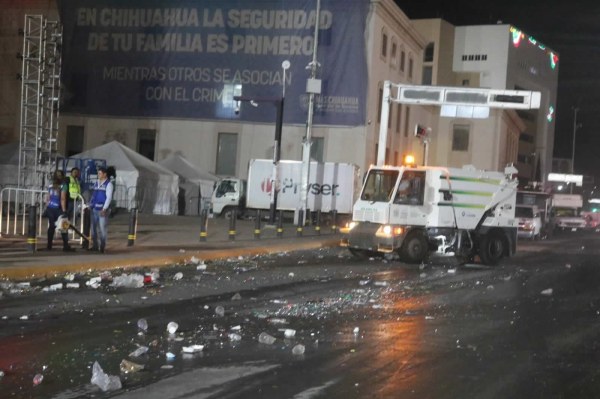 Dejan festejos patrios 14.5 toneladas de basura en el Centro