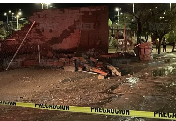 Identifican a joven fallecido por colapso de barda 