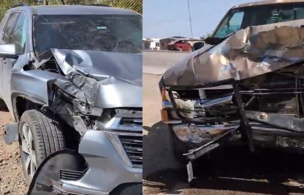 Choque deja dos lesionados en carretera a Juárez