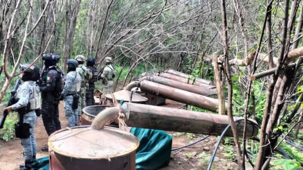 Desmantelan cuatro narcolaboratorios en Michoacán y Guerrero