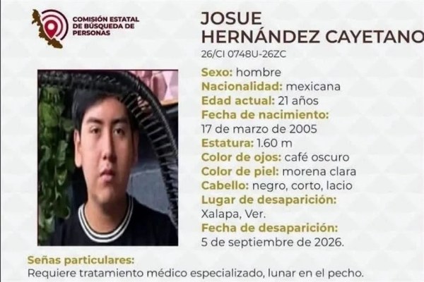 Hallan muerto a universitario desaparecido
