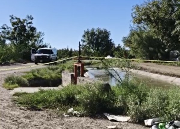Localizan cuerpo sin vida en acequia de Saucillo