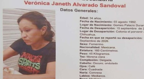 Desaparece en El Porvenir