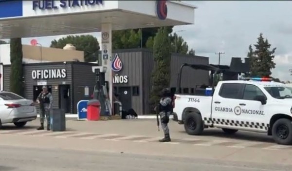 FGR y Guardia Nacional catean gasolinera Carvel en Cuauhtémoc