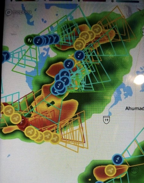 Alerta meteorológica en Ahumada: riesgo de granizo gigante y mesociclones
