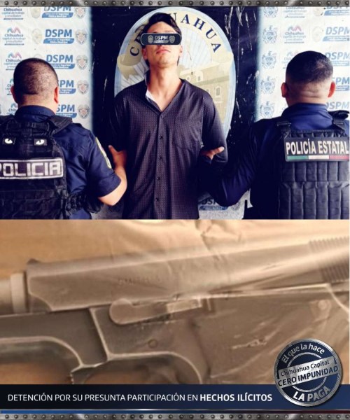 Lo detienen por presuntamente amenazar con pistola a su expareja