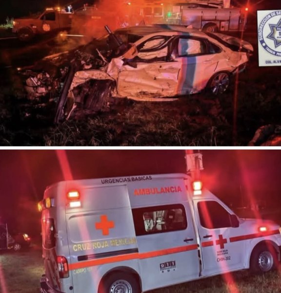 Dos muertos y dos menores heridos tras brutal volcadura e incendio