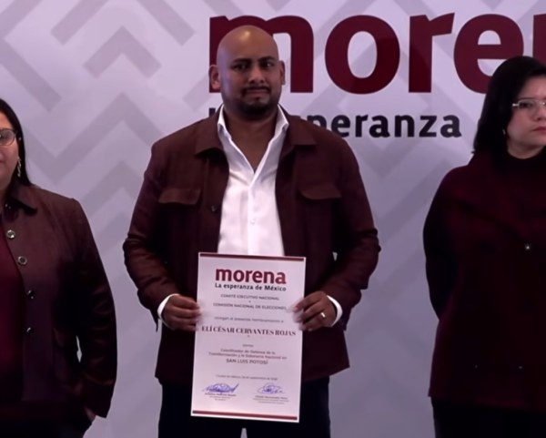 Designa Morena a Cervantes Rojas como coordinador en SLP