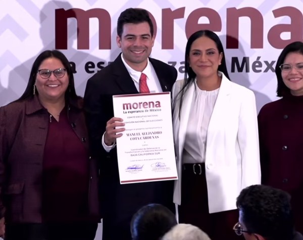 Designa Morena a Manuel Cota como coordinador de Baja California Sur