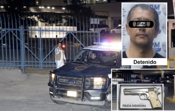 Detienen a sujeto armado en el Hospital Ángeles